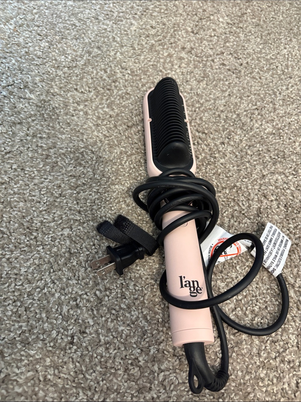 Lange straightening brush